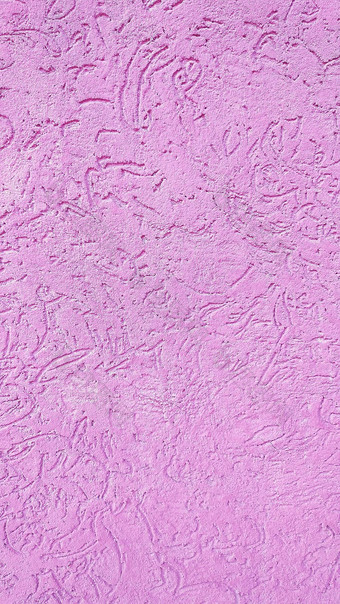 石膏墙画光紫罗兰色的油漆特写镜头