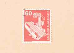 德国约邮票印刷德国显示伦奇
