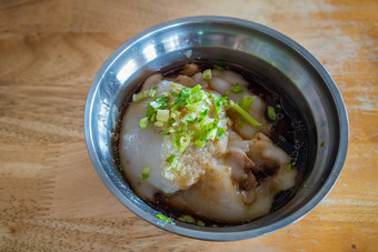 碗美味的台湾猪肉街食物