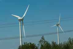 风涡轮机可再生能量