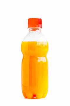 橙色汁瓶
