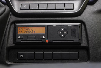 数字计速器显示读取打印输出车辆个人数据计速器的