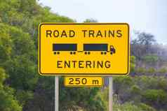 路火车进入米之前街标志澳大利亚