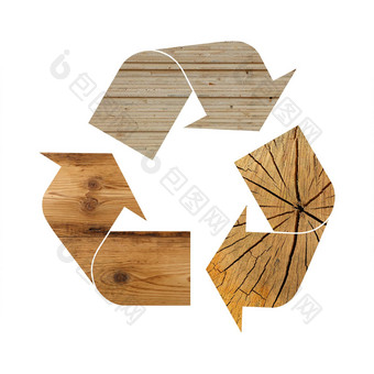 插图回收象征工业木