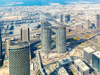 神奇的视图迪拜最高的建筑世界迪拜塔<strong>哈利</strong>法塔塔