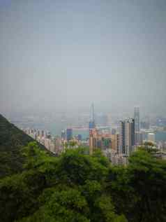 视图在香港香港峰维多利亚春天