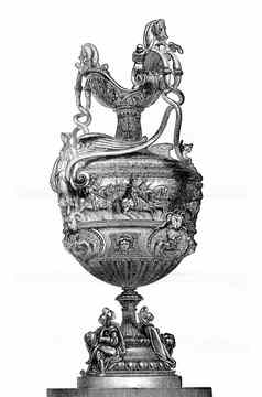 花瓶赢了古德伍德比赛英格兰古董雕刻