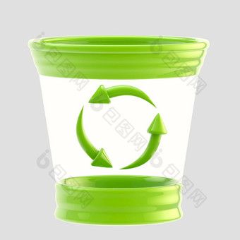 回收本图标使玻璃塑料