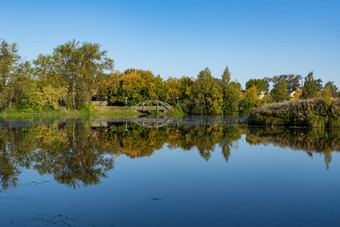 zakharyevsky公园桥tabora池塘tikh