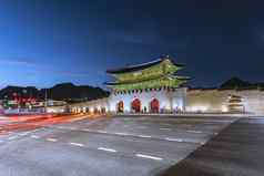 景福宫首尔城市南韩国