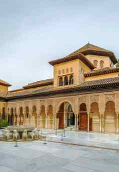 法院狮子Alhambra格拉纳达