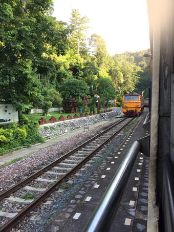 铁路跟踪农村场景泰国火车<strong>旅行路线</strong>