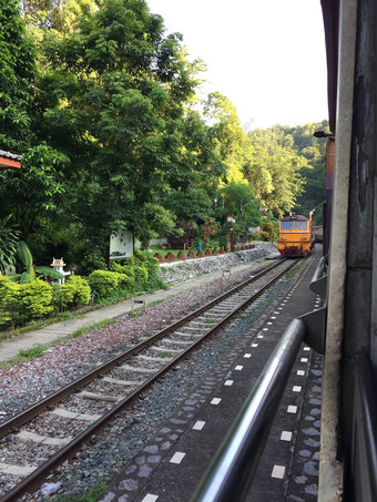 铁路跟踪农村场景泰国火车<strong>旅行路线</strong>