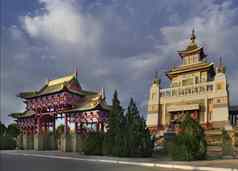 佛教寺庙elista俄罗斯共和国卡尔梅克