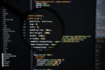 真正的CSS代码发展中屏幕<strong>编程</strong>工作流摘要