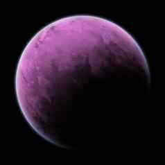 粉红色的紫色的地球外太空
