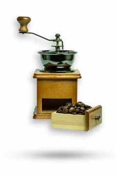 手磨床咖啡豆设备使咖啡伊索拉