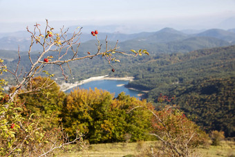 山区<strong>劈叉</strong>湖