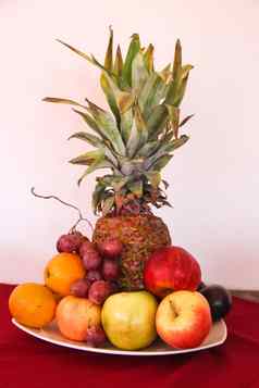 集团热带多种多样的新鲜的水果