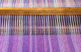 细节织物梳子织机紫外线淡紫色颜色