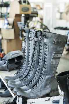 手工制作的鞋子工厂