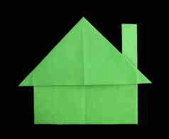 房子纸使折叠折纸风格