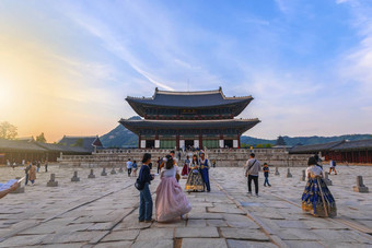 金井亭<strong>宝座</strong>大厅Gyeongbokgung宫