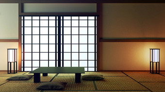 日本室内设计现代生活房间表格装饰