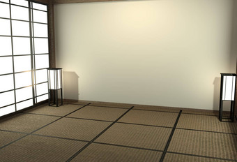 空日本生活房间室内最小的设计榻榻米
