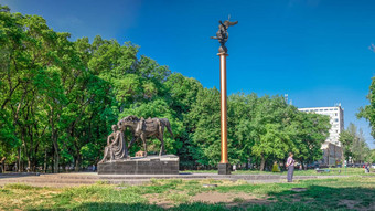 纪念碑酋长安东戈洛瓦蒂敖德萨乌克兰