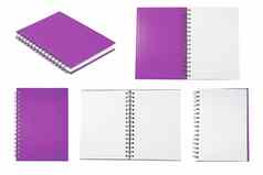 紫色的笔记本集合