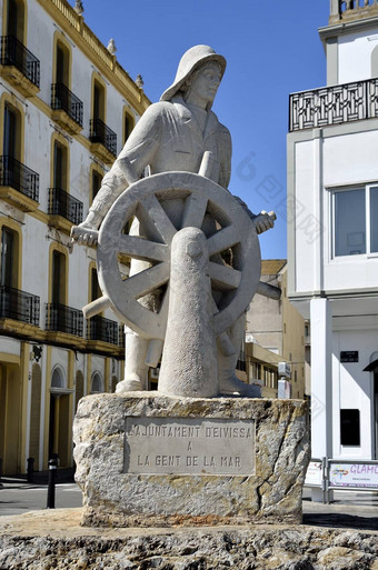 雕像港口伊比沙岛