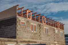 房子建设instalation纤维板屋顶木木板按下木osb面板