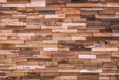 木砖墙纹理木背景美丽的摘要瓷砖砖使类型木