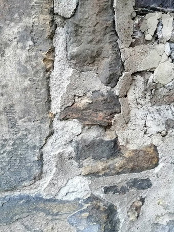 变形背景石头墙