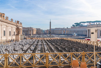 梵蒂冈城市梵蒂冈10月worshippers收集彼得的广场