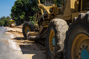 度工作路<strong>建设</strong>度工业机<strong>建设</strong>道路重责任机械工作高速公路<strong>建设</strong>设备压实路