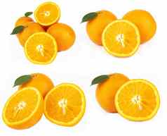 新鲜的多汁的橙子