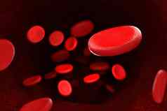 呈现红细胞红色的血小体插图红色的血细胞