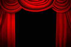 剧院窗帘照明阶段插图窗帘剧院