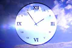 数字生成的罗马数字时钟