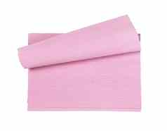 粉红色的编织棉花盘垫纸