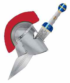 罗马《角斗士》头盔剑