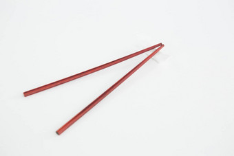 红色的筷子筷子休息
