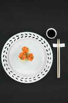 寿司服务板筷子