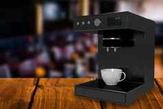 复合图像咖啡制造商机