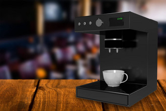 复合图像咖啡制造商机