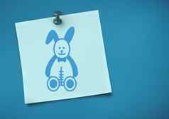 黏糊糊的请注意软玩具兔子兔子图标