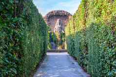 著名的意大利文艺复兴时期的花园tivoli花园公园三