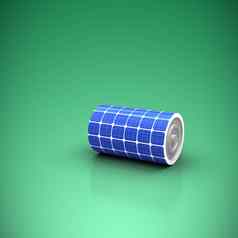 复合图像图像太阳能权力电池